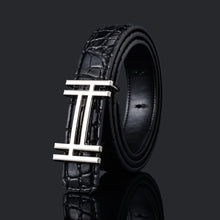 Load image into Gallery viewer, Pattern Fashion Men's and Women's Belt Business Smooth Buckle Pant Belt
