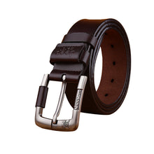 Load image into Gallery viewer, Men's Leather Belt Genuine Leather Creative Style Belt Belt Pin Buckle Belt