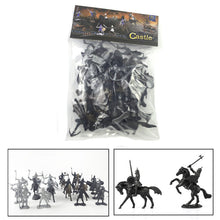 Load image into Gallery viewer, Medieval Ancient Soldier Warrior Cavalry Knight War Horse War Ornaments Military Ancient Soldier Model Toy