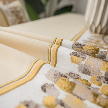 Load image into Gallery viewer, 4-Color Waterproof Jacquard Tablecloth Solid Color Imitation Cotton Linen Plain Tablecloth