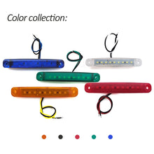 Load image into Gallery viewer, 10PCS 9 SMD Light Oval Clearance Trailer 24V Truck Lorry Caravan Camion LED Side Marker Indicator Lamp 12V Luces Remolque