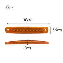 Load image into Gallery viewer, 10PCS 9 SMD Light Oval Clearance Trailer 24V Truck Lorry Caravan Camion LED Side Marker Indicator Lamp 12V Luces Remolque