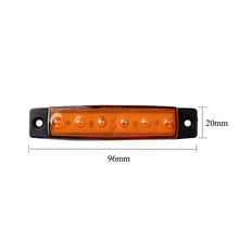 Load image into Gallery viewer, 10Pcs Truck Trailer Side Marker Indicators light Car Signal Brake Rear Warning Tail Light LED 12V 24V Warning Lamp