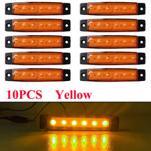 Load image into Gallery viewer, 10Pcs Truck Trailer Side Marker Indicators light Car Signal Brake Rear Warning Tail Light LED 12V 24V Warning Lamp