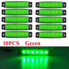 Load image into Gallery viewer, 10Pcs Truck Trailer Side Marker Indicators light Car Signal Brake Rear Warning Tail Light LED 12V 24V Warning Lamp