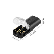 Load image into Gallery viewer, 10pcs 12v Wire Cable Plug Connector Solderless Press Terminal Connection Clamp Block E Electrical Connector Plug Quick Connect