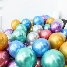 Load image into Gallery viewer, 10pcs 5/10/12inch Glossy Metal Pearl Latex Balloons Thick Chrome Metallic Colors helium Air Balls Globos Birthday Party Decor