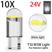 Load image into Gallery viewer, 10pcs Car LED Lights 1156 BA15S COB*12SMD Truck DRL Daytime Running Lamp 1157 BAY15D Brake Stop Signal Bulbs 24V Accessories T10