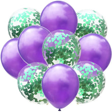 Load image into Gallery viewer, 10pcs/lot Glitter Confetti Latex Balloons Romantic Wedding Decoration Baby Shower Birthday Party Decor Clear Air Balloons