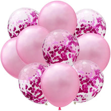 Load image into Gallery viewer, 10pcs/lot Glitter Confetti Latex Balloons Romantic Wedding Decoration Baby Shower Birthday Party Decor Clear Air Balloons