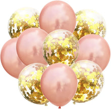 Load image into Gallery viewer, 10pcs/lot Glitter Confetti Latex Balloons Romantic Wedding Decoration Baby Shower Birthday Party Decor Clear Air Balloons