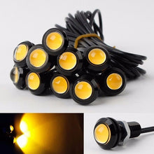 Load image into Gallery viewer, 10x Yellow 9W LED Eagle Eye Light Car DRL Daytime Running Turn Signal Light Fit All Car Pickup Truck SUV Wagen Motorcycle Boat