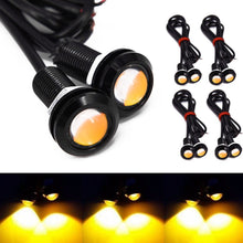 Load image into Gallery viewer, 10x Yellow 9W LED Eagle Eye Light Car DRL Daytime Running Turn Signal Light Fit All Car Pickup Truck SUV Wagen Motorcycle Boat