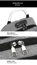 Load image into Gallery viewer, Men's business casual password lock anti-theft backpack