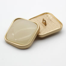Load image into Gallery viewer, 5pcs/set Metal Button Pearl Square Buckle French Sweater Coat Decoration Button