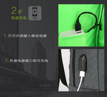 Load image into Gallery viewer, Men's business trip solar charging backpack