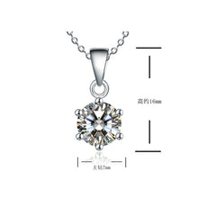 Load image into Gallery viewer, Women's Pendant S925 Sterling Silver Crystal Crown Pendant without Necklace for girls