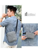Load image into Gallery viewer, Large Sport Swagger Bag Fashionable Backpack Black Grey
