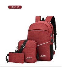 Load image into Gallery viewer, Large Sport Swagger Bag Fashionable Backpack Black Grey