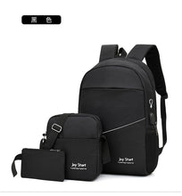 Load image into Gallery viewer, Large Sport Swagger Bag Fashionable Backpack Black Grey