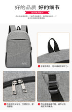 Load image into Gallery viewer, Large Sport Swagger Bag Fashionable Backpack Black Grey