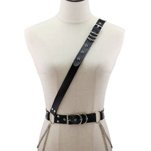Load image into Gallery viewer, Women's Men's Belt Chain Fashion Leather Pin Buckle Chain Belt Belt Strap