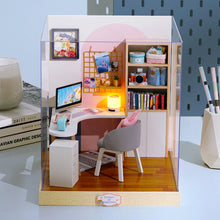 Load image into Gallery viewer, DIY House Making Mini 3D 3D Puzzle Model Children's Wooden Toys Birthday Gift