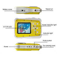 Load image into Gallery viewer, Children's Digital Camera 3M Underwater Digital Children's Camera 8x Digital Zoom Suitable for Boys and Girls Toys