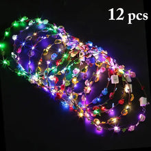 Load image into Gallery viewer, 12/15/30/60Pcs/Lot Glow Sticks Bulk Colorful LED Foam Stick Glow Sticks Cheer Tube RGB LED Glow in the Dark Light for Xmas Party