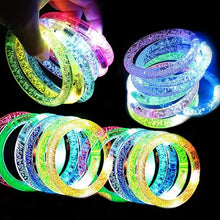Load image into Gallery viewer, 12/15/30/60Pcs/Lot Glow Sticks Bulk Colorful LED Foam Stick Glow Sticks Cheer Tube RGB LED Glow in the Dark Light for Xmas Party