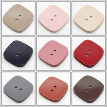Load image into Gallery viewer, 10Pcs/Set Coat Buttons Buttons Square round Double Sided Cotton Cashmere Trench Coat Candy Color Buttons