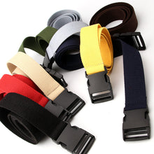 Load image into Gallery viewer, Cloth Belt Men and Women Simple Young Students Solid Color Student Military Training Outdoor All-Matching Pants Belt