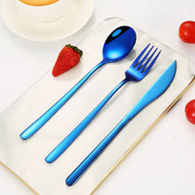 Load image into Gallery viewer, Stainless Steel Spoon Coffee Spoon Fork Solid Stirring Spoon Dessert Spork