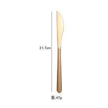 Load image into Gallery viewer, Stainless Steel Spoon Coffee Spoon Fork Solid Stirring Spoon Dessert Spork