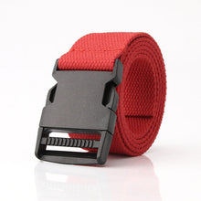 Load image into Gallery viewer, Cloth Belt Men and Women Simple Young Students Solid Color Student Military Training Outdoor All-Matching Pants Belt