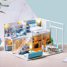 Load image into Gallery viewer, Dollhouse Miniature with Furniture, DIY Dollhouse Kit Plus Dust Proof and Music Movement,