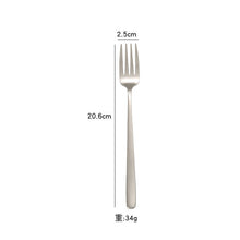 Load image into Gallery viewer, Stainless Steel Spoon Coffee Spoon Fork Solid Stirring Spoon Dessert Spork