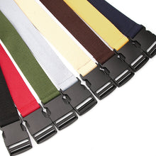 Load image into Gallery viewer, Cloth Belt Men and Women Simple Young Students Solid Color Student Military Training Outdoor All-Matching Pants Belt