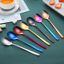 Load image into Gallery viewer, Stainless Steel Straw Package Portable Tableware Color Chopsticks Fork and Spoon Straw Combination Set