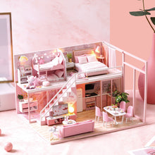 Load image into Gallery viewer, Dollhouse Miniature with Furniture, DIY Dollhouse Kit Plus Dust Proof and Music Movement,