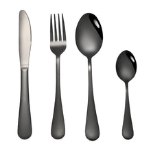 Load image into Gallery viewer, Tableware Four Main Pieces Gold-Plated Magic Color Table Knife Spoon Fork Tea Spoon Gift Set