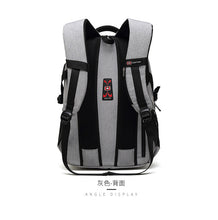 Load image into Gallery viewer, Men's Oxford cloth backpack multifunctional wear-resistant computer bag