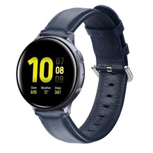 Load image into Gallery viewer, 20MM Leather watch band for Samsung Galaxy Watch Active 2 smartwatch