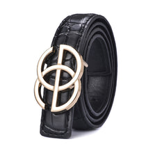 Load image into Gallery viewer, Cross Pattern Belt Simple Fashion Children's Leather Belt Student Decoration Thin Belt