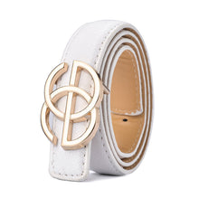 Load image into Gallery viewer, Cross Pattern Belt Simple Fashion Children's Leather Belt Student Decoration Thin Belt