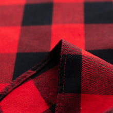 Load image into Gallery viewer, Red and Black Plaid Tablecloth Party Decoration round Table Cloth
