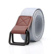 Load image into Gallery viewer, Canvas Belt Youth Student Jeans Pant Belt Double Ring Buckle Men's Tooling Characteristic Belt