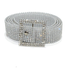 Load image into Gallery viewer, Diamond Band 9 Rows Full Rhinestone Inlaid Belt Fashion Matching Clothing Belt