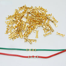 Load image into Gallery viewer, 100pcs Docking connector line pressing button quick connect terminal wiring 0.5 to1.5 square