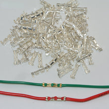 Load image into Gallery viewer, 100pcs Docking connector line pressing button quick connect terminal wiring 0.5 to1.5 square